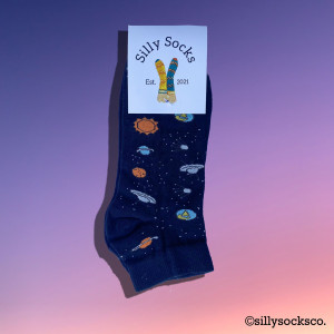 Interstellar print  Unisex Socks- Silly Socks